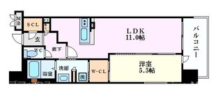 OPUS RESIDENCE SHINSAIBASHI SOUTH（オーパスレジデンス心斎橋サウス）の物件間取画像